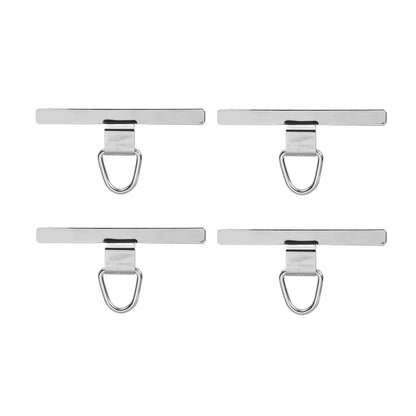 4/2PCS Ultra-thin Stainless Mobile Phone Lanyard XYun Gasket Upgrade Ears Bent Detachable Anti-lost  Tether Safety Connect Card