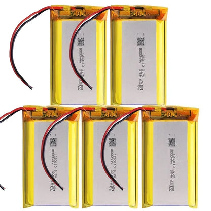 3.7V 10000mAh 1260110 Li-polymer Battery Lithium Polymer Rechargeable Batteries for Toy Power Bank GPS Laptop Camping Lights Diy