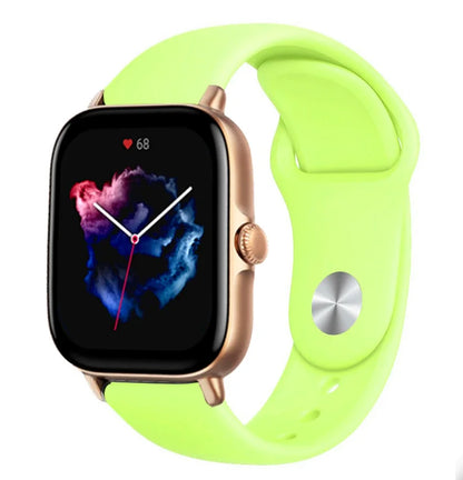 20mm 22mm watch Strap For Amazfit gts/4/3/2/gts2/4 Mini/Gtr4/3/2/2e/47mm Smartwatch Silicone Bracelet Watchabnd Amazfit gts Band