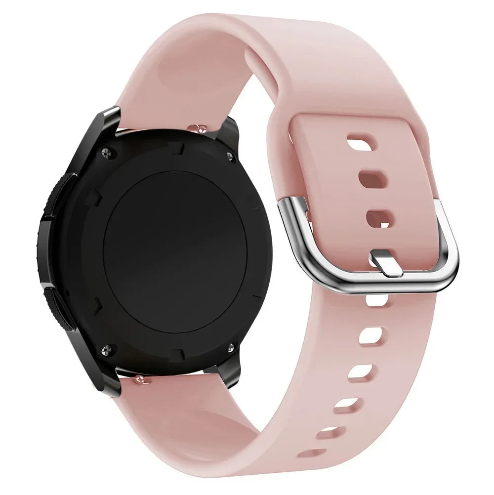 20mm 22mm Strap For Samsung galaxy watch 6/5/pro/3/4/6 Classic 43mm 47mm/Active 2 Silicone Sport bracelet huawei Gt 3-2-2e Band