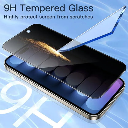 2/4 Privacy Screen Protector For iPhone 17 Pro Max Anti-Spy Glass For iPhone 16 15 14 13 12 11 Pro Max Privacy Film iPhone 17
