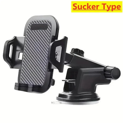 360° Rotatable Car Phone Holder Windshield Suction Cup & Air Vent Mount Universal Stand for Cellphone Stable Car Phone Bracket