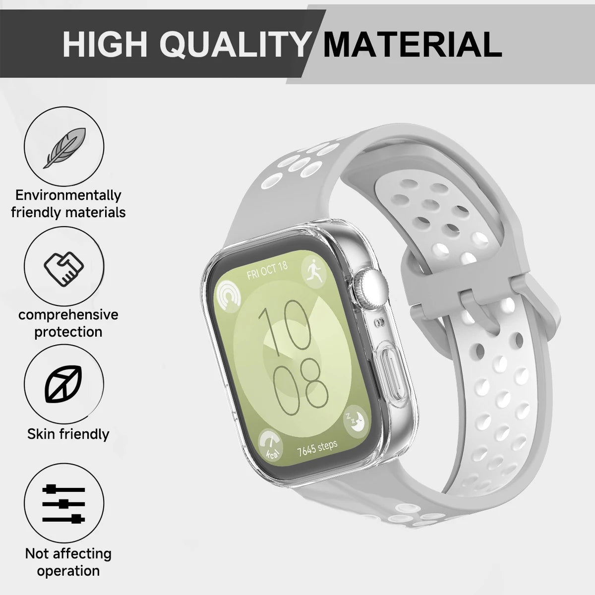 Full Cover For Huawei Watch Fit 3 SmartWatch TPU Screen Protector Case Protective Frame Bumper Shell for Huawei Fit3 Accessories
