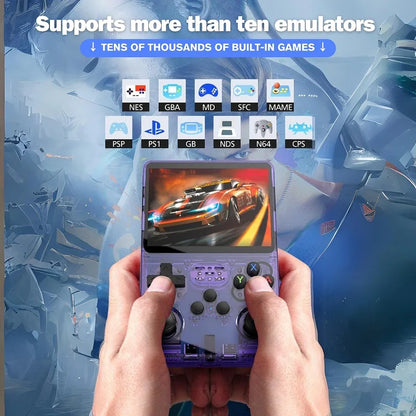 Original Arkos System R36S Retro Game Console Handheld 3.5" Consolas R36 S Portable Pocket Video Player 64GB 128GB Kid Gift