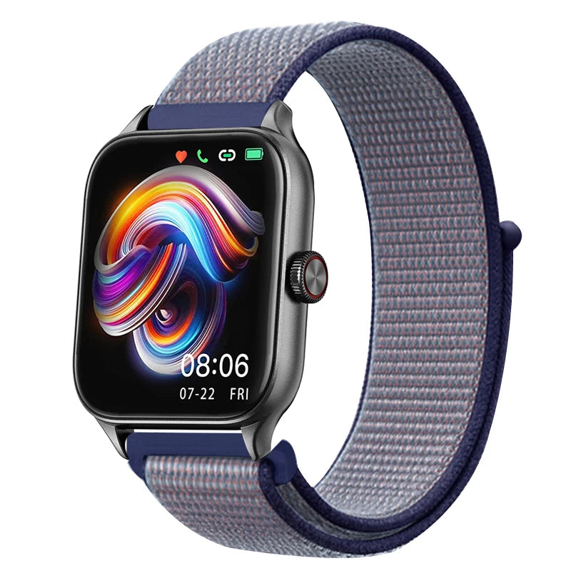 20mm 22mm Nylon Loop For Amazfit GTS4/2/3/3pro/2e/GTS2 Mini/GTR 4 42/47mm/GTR 2e/stratos bracelet for Amazfit bip/U/S/lite strap
