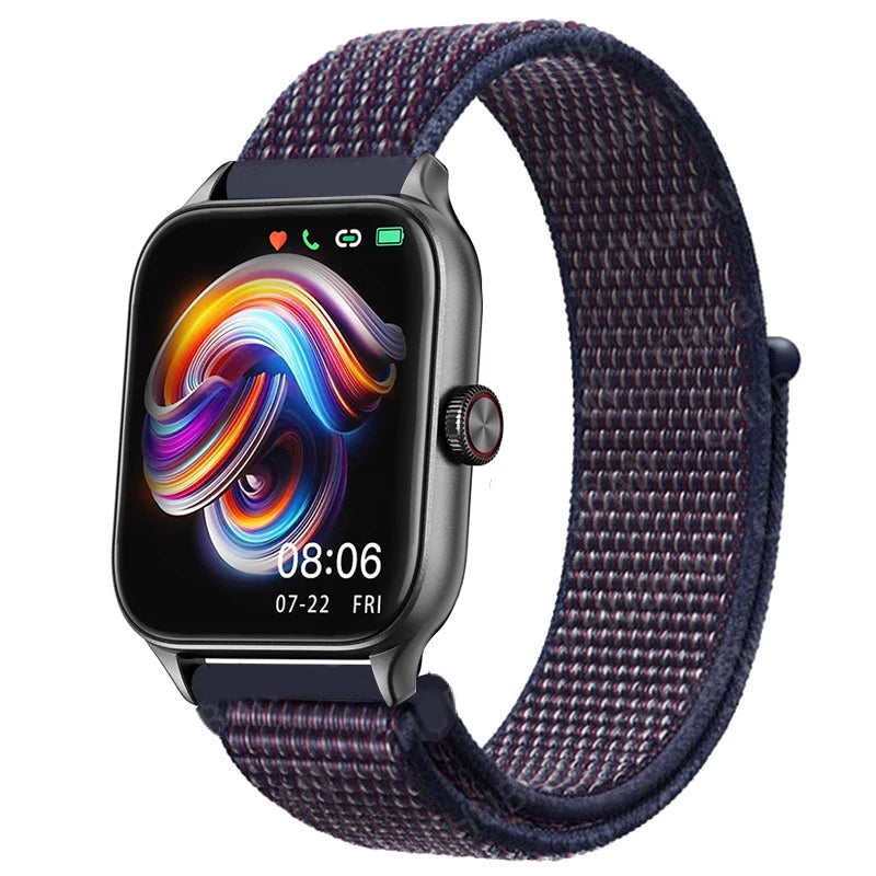 20mm 22mm Nylon Loop For Amazfit GTS4/2/3/3pro/2e/GTS2 Mini/GTR 4 42/47mm/GTR 2e/stratos bracelet for Amazfit bip/U/S/lite strap