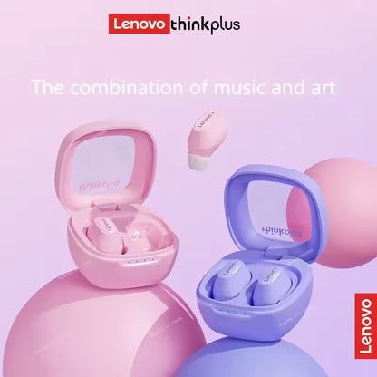 Lenovo XT62 Bluetooth 5.3 Earphones Wireless HiFi Sport Noise Reduction Headset with Mic Touch Control TWS Original Earbuds