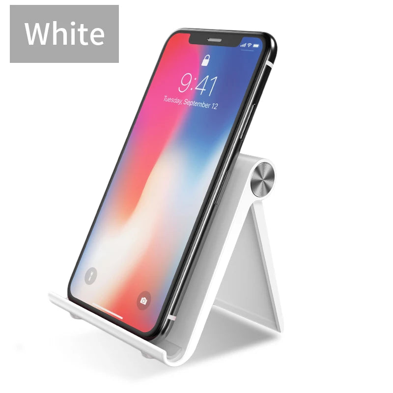 Phone Holder Stand Mobile Smartphone Support Tablet Stand for iPhone 15 14  Desk Cell Phone Holder Stand Portable Mobile Holder