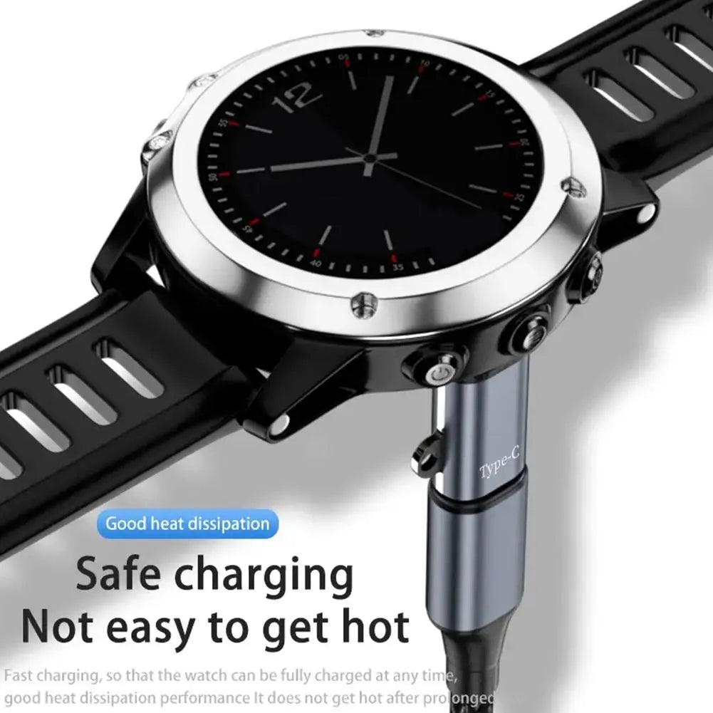For Garmin Fenix 7 7X 5S 6 6X 6S PRO Forerunner 955 965 USB-C Charger Smartwatch Charger Adapter Garmin Charging Cable Adapter ﻿