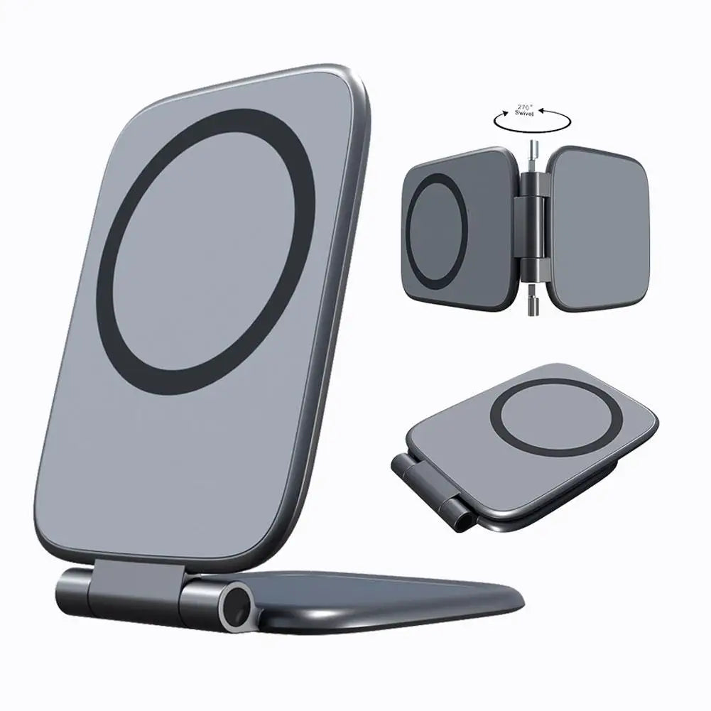New Car Magnetic Phone Holder Foldable Anti-shake Navigation Vehicle Mounted Mobile Stand