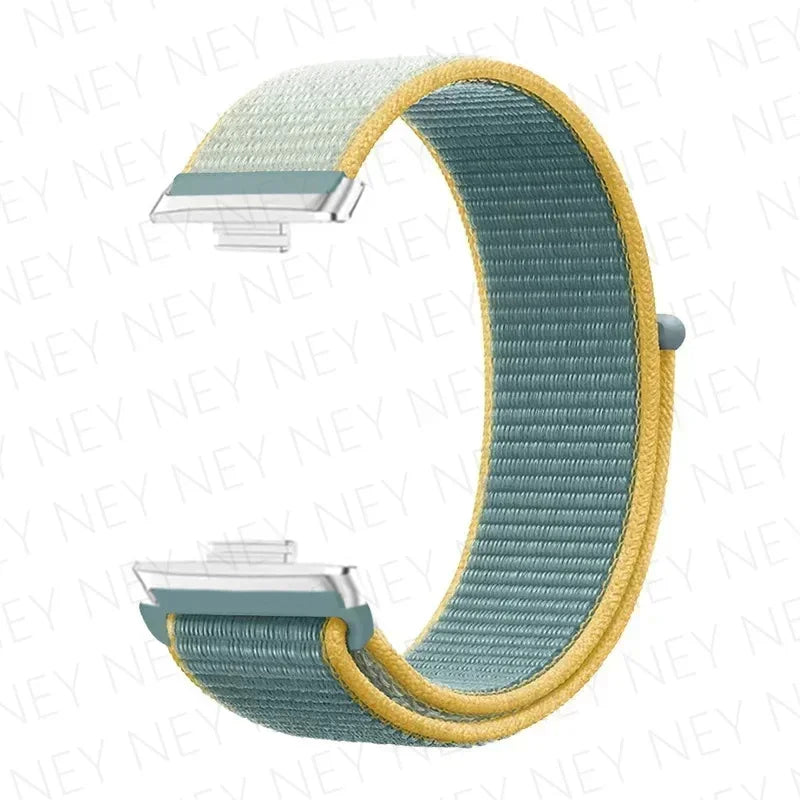 Nylon Strap For Huawei Watch Fit 3 4 Replacement Bracelet Nylon Loop Adjustable Band Soft Wristband Huawei Fit 4 Pro Accessories
