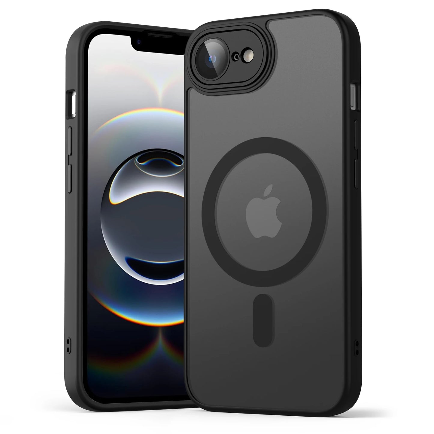Luxury Matte Magnetic Translucent Case For iPhone 16e Shockproof Protective Cover For Magsafe iPhone 17e Wireless Charge Cover