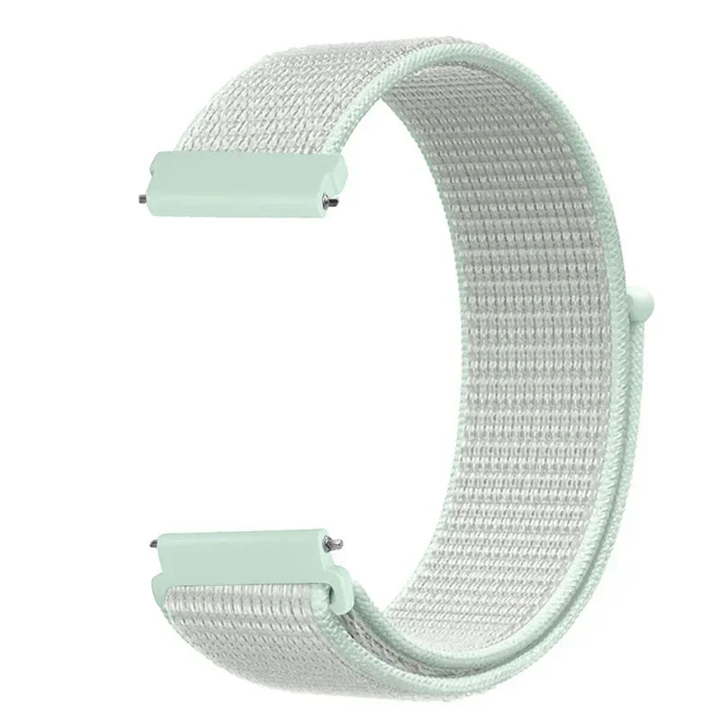 20mm 22mm Nylon Loop Strap For Garmin Forerunner 55 165 265 965 255 Active 5/Vivomove Trend/Vivoactive 5/Venu 3/2 Bracelet Belt