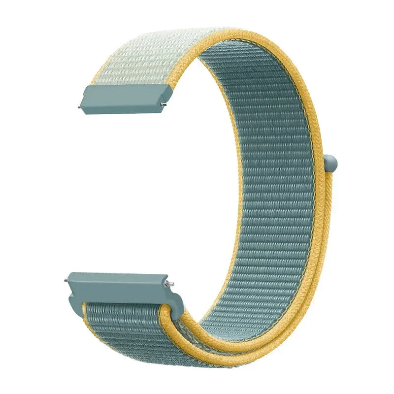 20mm 22mm Nylon Loop Strap For Garmin Forerunner 55 165 265 965 255 Active 5/Vivomove Trend/Vivoactive 5/Venu 3/2 Bracelet Belt