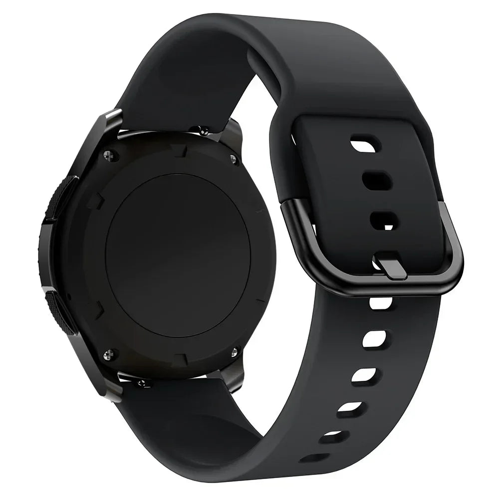 20mm 22mm Strap For Samsung galaxy watch 6/5/pro/3/4/6 Classic 43mm 47mm/Active 2 Silicone Sport bracelet huawei Gt 3-2-2e Band