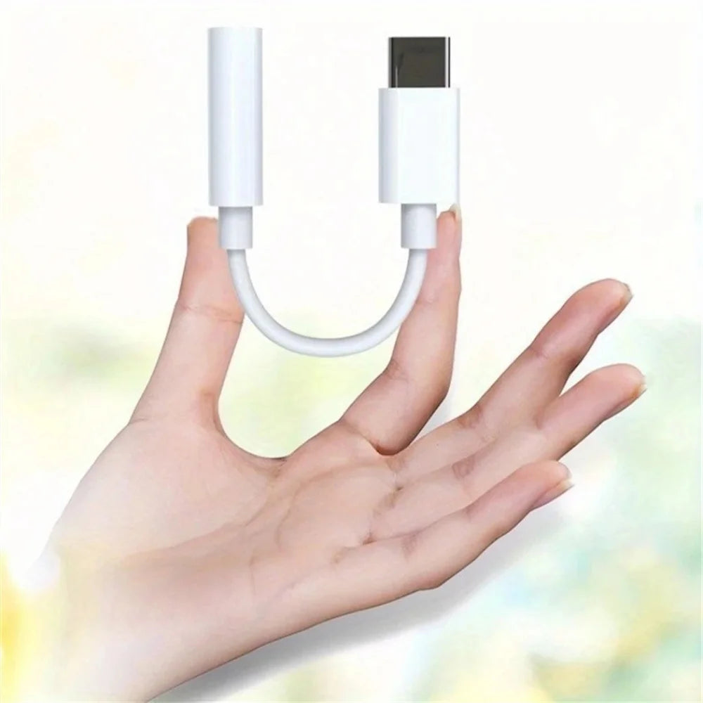 Type C To 3.5mm Aux Adapter Headphone Connector Adapter for Huawei Mate 30 Xiaomi Phone PD To 3.5mm Earphone Jack Audio Cables