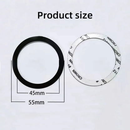 5/10Pcs Magnetic Self Adhesive Metal Ring Iron Sheet Sticker Wireless Charger Metal Plate Sticker Ring Magnet For iPhone Samsung