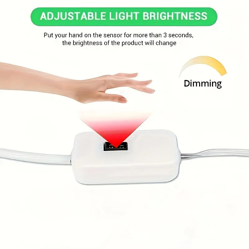 Neon LED Light Strip 5V USB Motion Sensor Dimmer Switch Flexible Waterproof Silicone Neon Sign Rope Tupe For Home Outdoor Decor