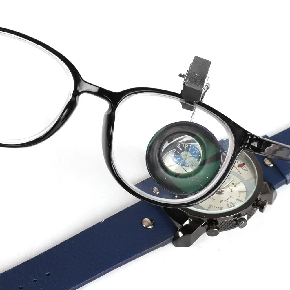 5X 10X 20X  Magnifying Glass Clip on Magnifier Watchmaker Jewelry Watch Repair Tools Magnifying glass kit Service tool