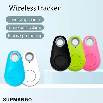 Mini GPS Bluetooth 50 Tracker Anti Lost Device Round Smart Locator for Pets Kids Bags Wallets Tracking Finder