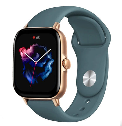 20mm 22mm watch Strap For Amazfit gts/4/3/2/gts2/4 Mini/Gtr4/3/2/2e/47mm Smartwatch Silicone Bracelet Watchabnd Amazfit gts Band