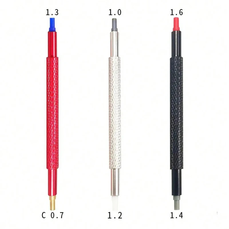 3pcs/set Watch Hands Pressers Pusher Double Head Fitting Accessories Kit For Wristwatch Repair Watchmaker Tools
