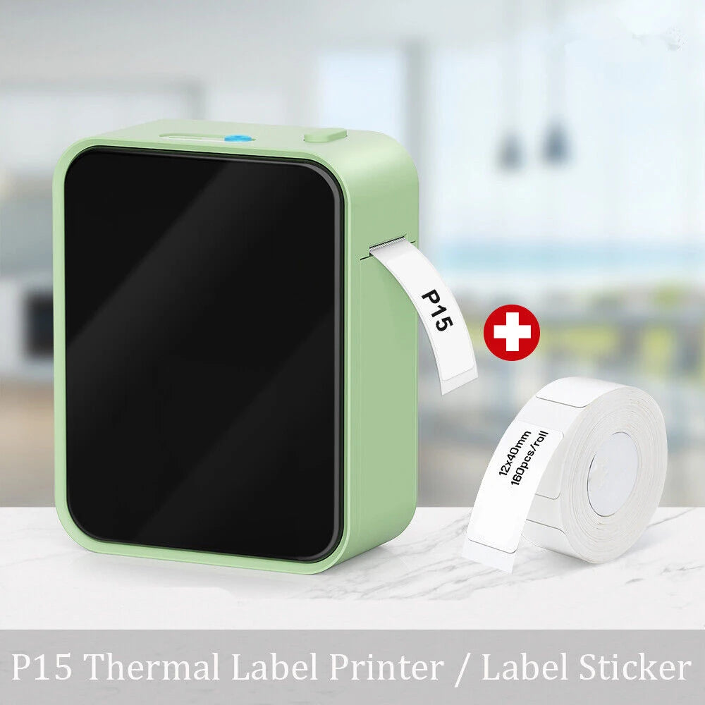 Marklife P15 Mini Portable Thermal Printer Without Ink Self-Adhesive Label Maker Printer For Stickers Labeller Labeling Machine