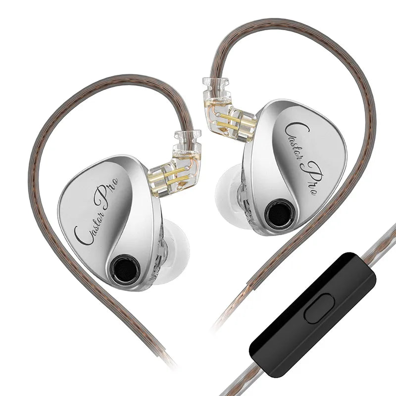 KZ Castor PRO 2DD Dynamic in Ear Earphones High-end Tunable Earphones Stets A New Benchmark for Hfi Sound Quality Bass Headsets
