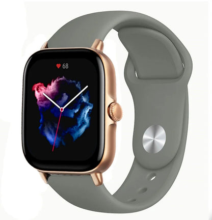 20mm 22mm watch Strap For Amazfit gts/4/3/2/gts2/4 Mini/Gtr4/3/2/2e/47mm Smartwatch Silicone Bracelet Watchabnd Amazfit gts Band