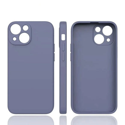 Phone Case For Iphone 14 Plus 13 12 Mini 11 Pro Max Xs X Xr 7 8 Candy Color Original Liquid Silicone Soft Protector Back Cover