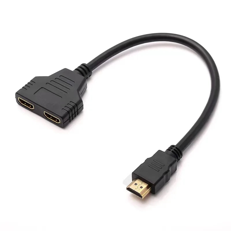 Hdmi Compatible Splitter Cable Video Switch Adapter Output Hub X Box Ps3 4 Dvd Hdtv Pc Laptop TV Hd 1080p 1 Input 2