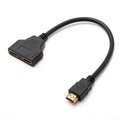 Hdmi Compatible Splitter Cable Video Switch Adapter Output Hub X Box Ps3 4 Dvd Hdtv Pc Laptop TV Hd 1080p 1 Input 2