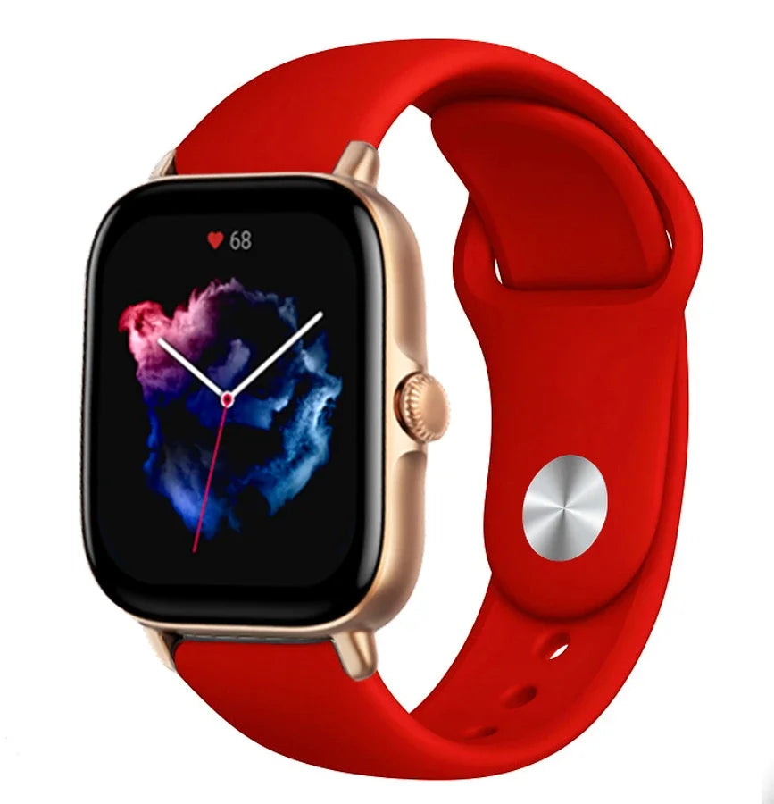 20mm 22mm watch Strap For Amazfit gts/4/3/2/gts2/4 Mini/Gtr4/3/2/2e/47mm Smartwatch Silicone Bracelet Watchabnd Amazfit gts Band