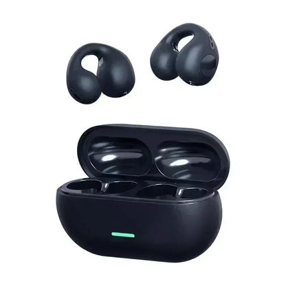 T75 Bluetooth headset 5.3 wireless bone conduction headset clip-on music sports game headset