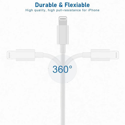 LAIHONEN 3.3/6.6/10FT USB-C to Lightning Cable, CarPlay Fast Charge For iPhone14-6 Plus Pro Max XR XS X SE