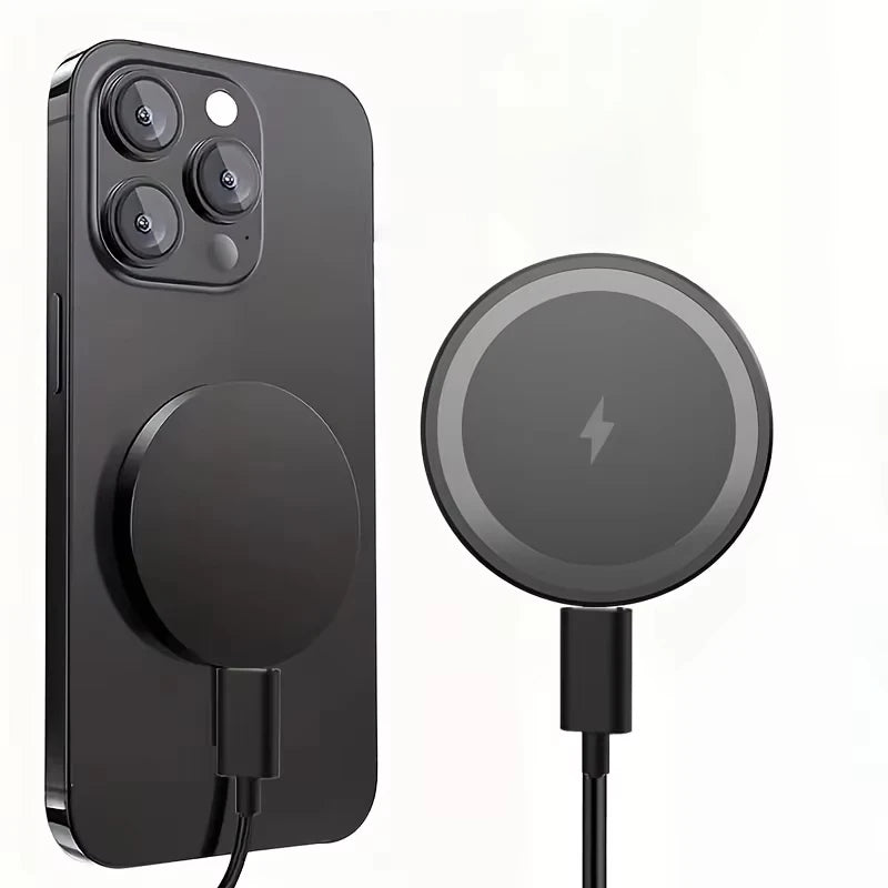 Mini Magnetic Wireless Charger Phone Pad For Magsafe iPhone 17 16 15 14 13 12 Pro Max Airpods 4 Pro Magnet Fast Charging Station