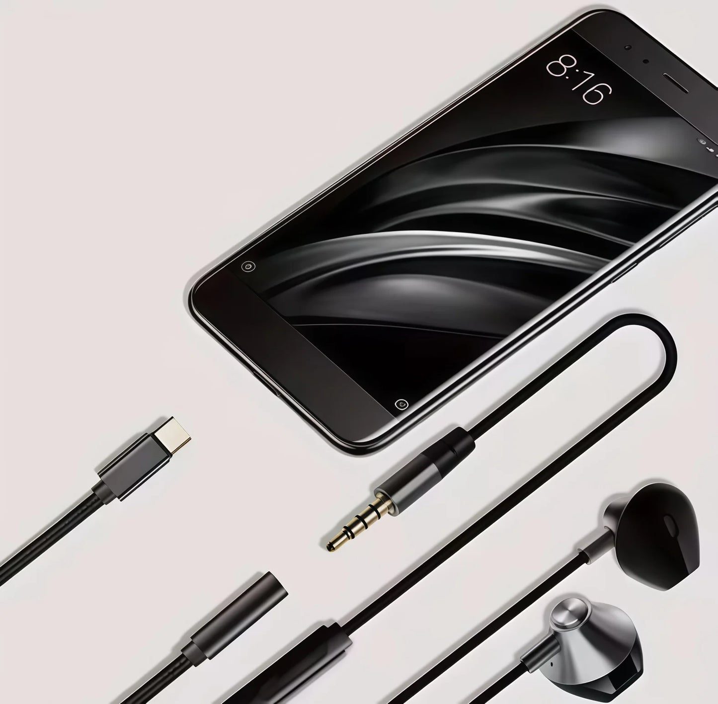 USBC to Aux Audio Dongle CableUSB-C to 3.5mm Headphone Jack Adapter 