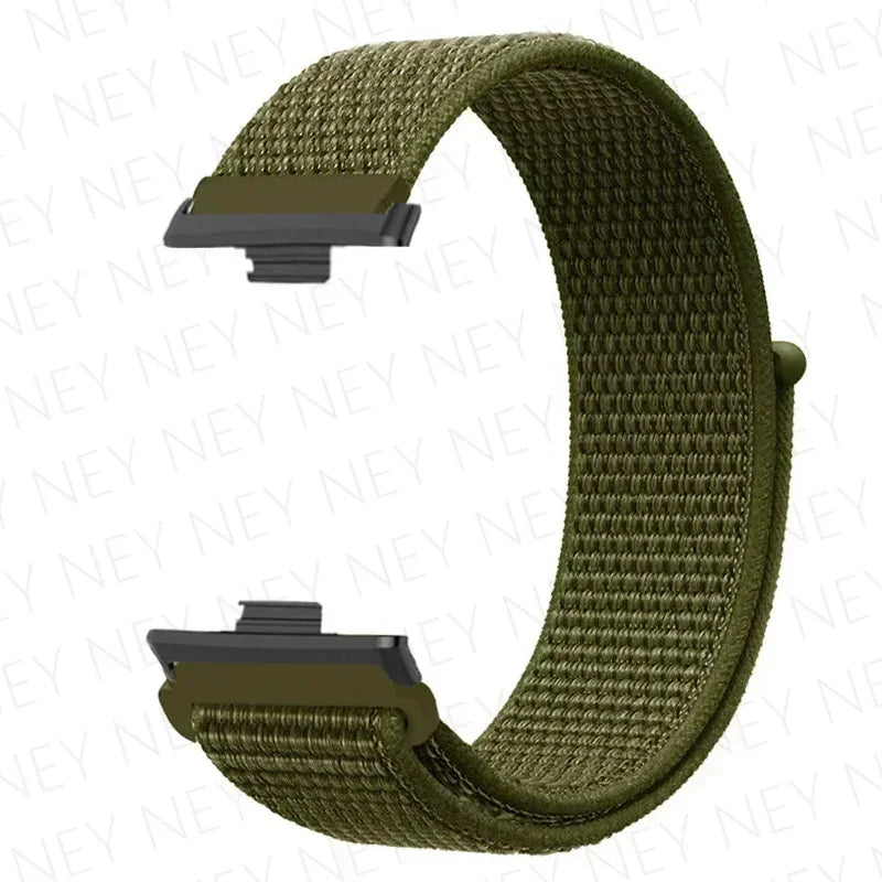 Nylon Strap For Huawei Watch Fit 3 4 Replacement Bracelet Nylon Loop Adjustable Band Soft Wristband Huawei Fit 4 Pro Accessories