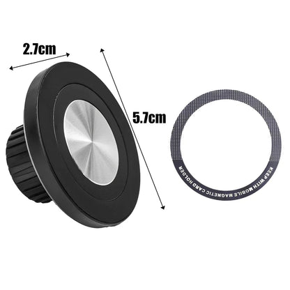 For MagSafe Car Mount Accessories Universal Magnetic Car Phone Holder Parts Suitable for 17mm Ball Head Base Magnet Brackets