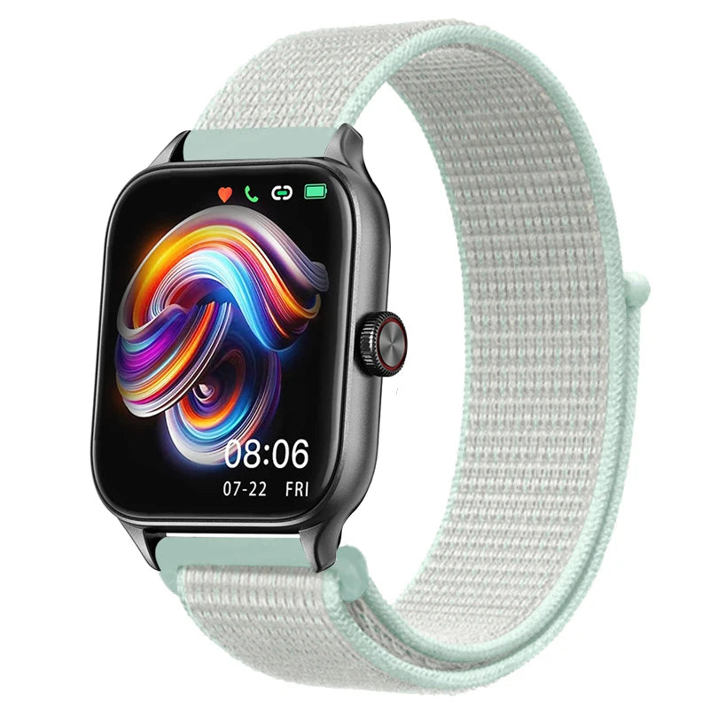 20mm 22mm Nylon Loop For Amazfit GTS4/2/3/3pro/2e/GTS2 Mini/GTR 4 42/47mm/GTR 2e/stratos bracelet for Amazfit bip/U/S/lite strap