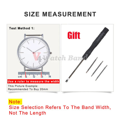 New Ribbed Nylon Watchband Nylon Watch Strap 18mm 20mm 22mm Watchband Accessories for Military Watch Band Bracelets
