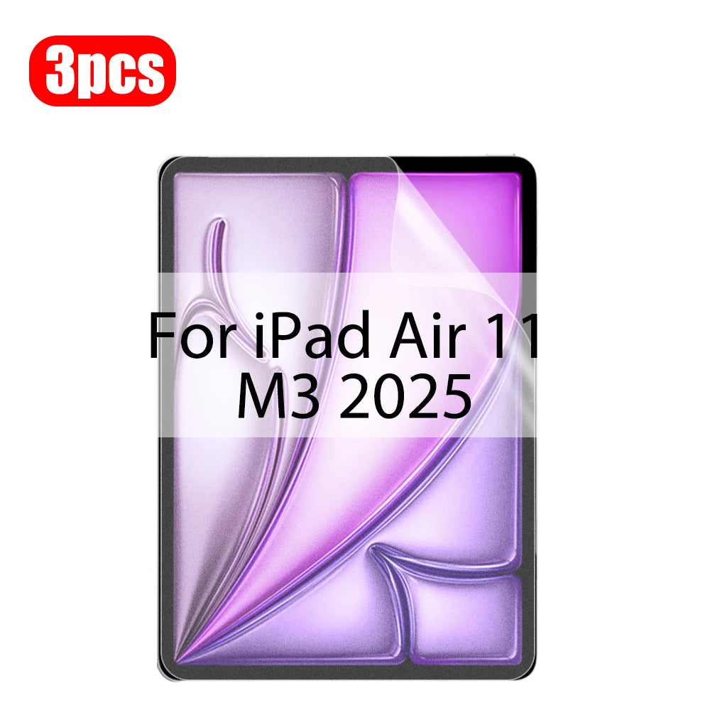 3Pcs Paper Feel Like Screen Protector For ipad Air 11 Pro 13 2024 10th 9th Generation 8 7 6 Air 5 4 Pro 11 12.9 10.5 M5 No Glass
