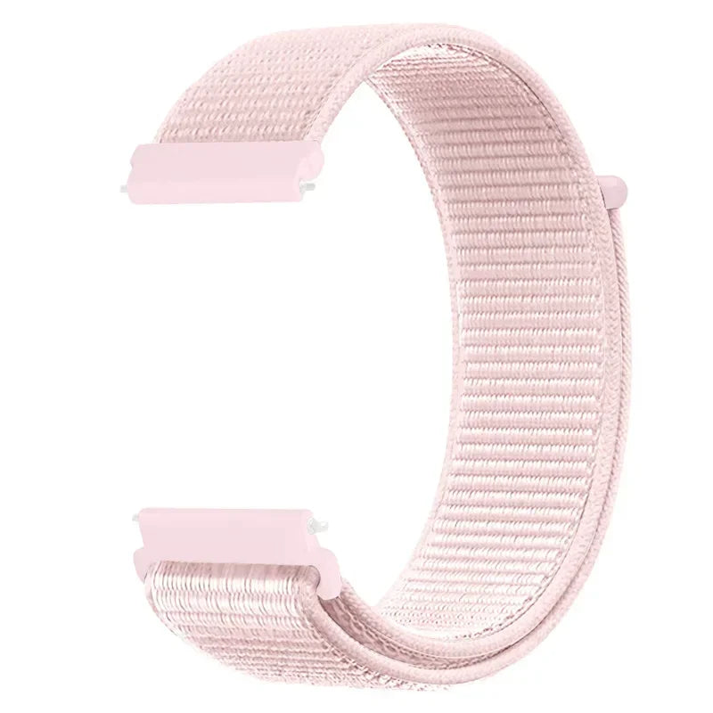 20mm 22mm Nylon Loop Strap For Garmin Forerunner 55 165 265 965 255 Active 5/Vivomove Trend/Vivoactive 5/Venu 3/2 Bracelet Belt