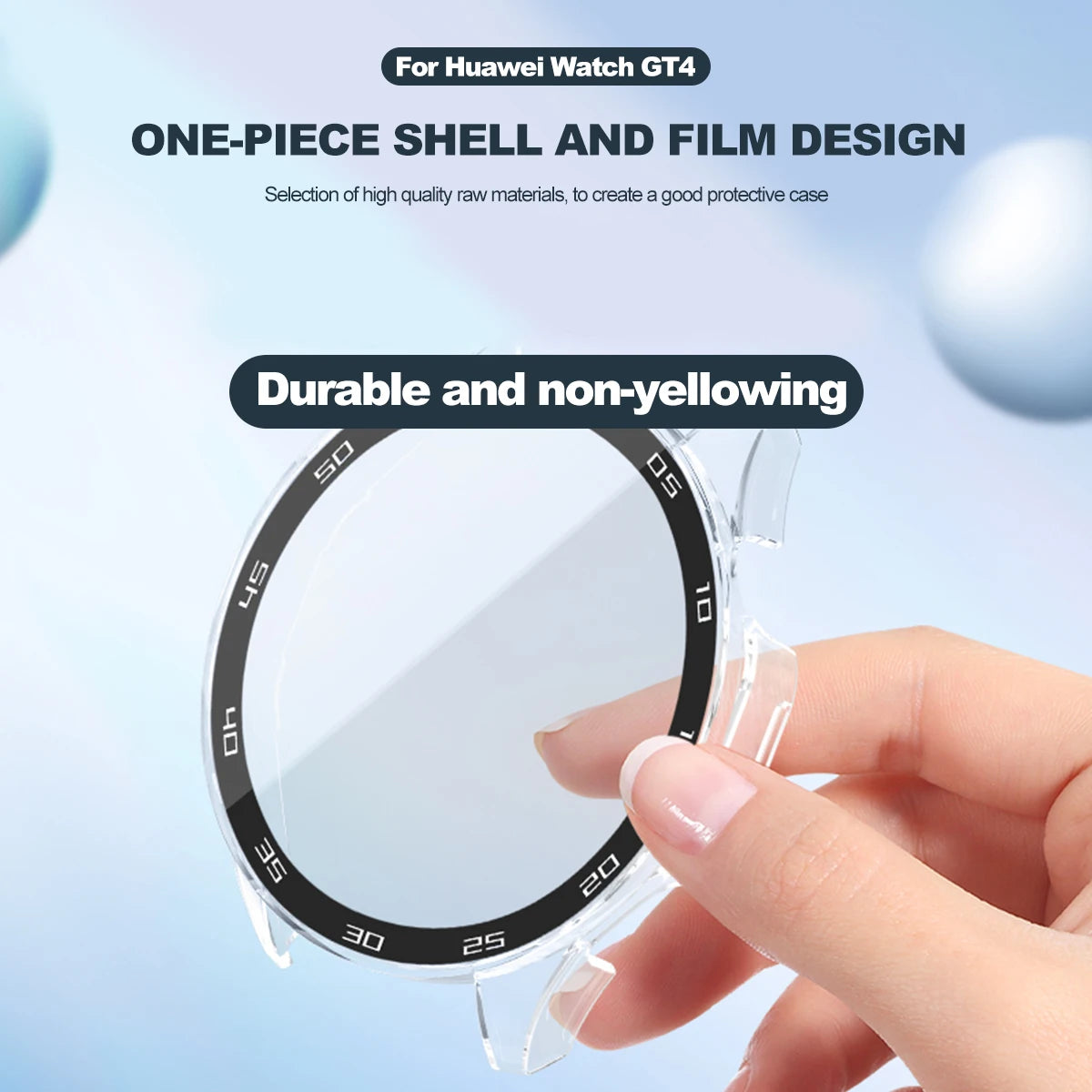 Tempered Glass+Case For Huawei Watch GT4 46mm Full Coverage Bumper Screen Protector Cover For Huawei Watch GT 4 41mm Accessories