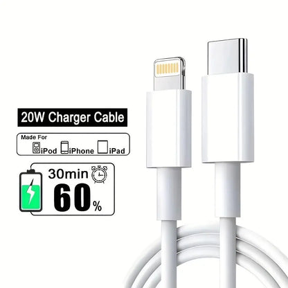 LAIHONEN 3.3/6.6/10FT USB-C to Lightning Cable, CarPlay Fast Charge For iPhone14-6 Plus Pro Max XR XS X SE