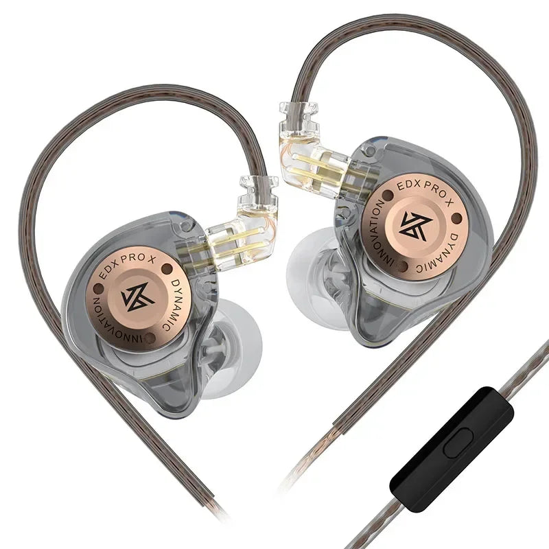 KZ EDX PRO X Dynamic Drive Earphone HIFI Bass Earbud Sport Music Cancelling Headsets 2PIN Cable KZ ZSTX ZSN PRO X EDC EDA ZVX