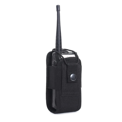 Tactical Molle Radio Pouch 1000D Nylon WalkieTalkie Holster Outdoor Portable Carry Bag Hunting Camping Hiking Durable Utility