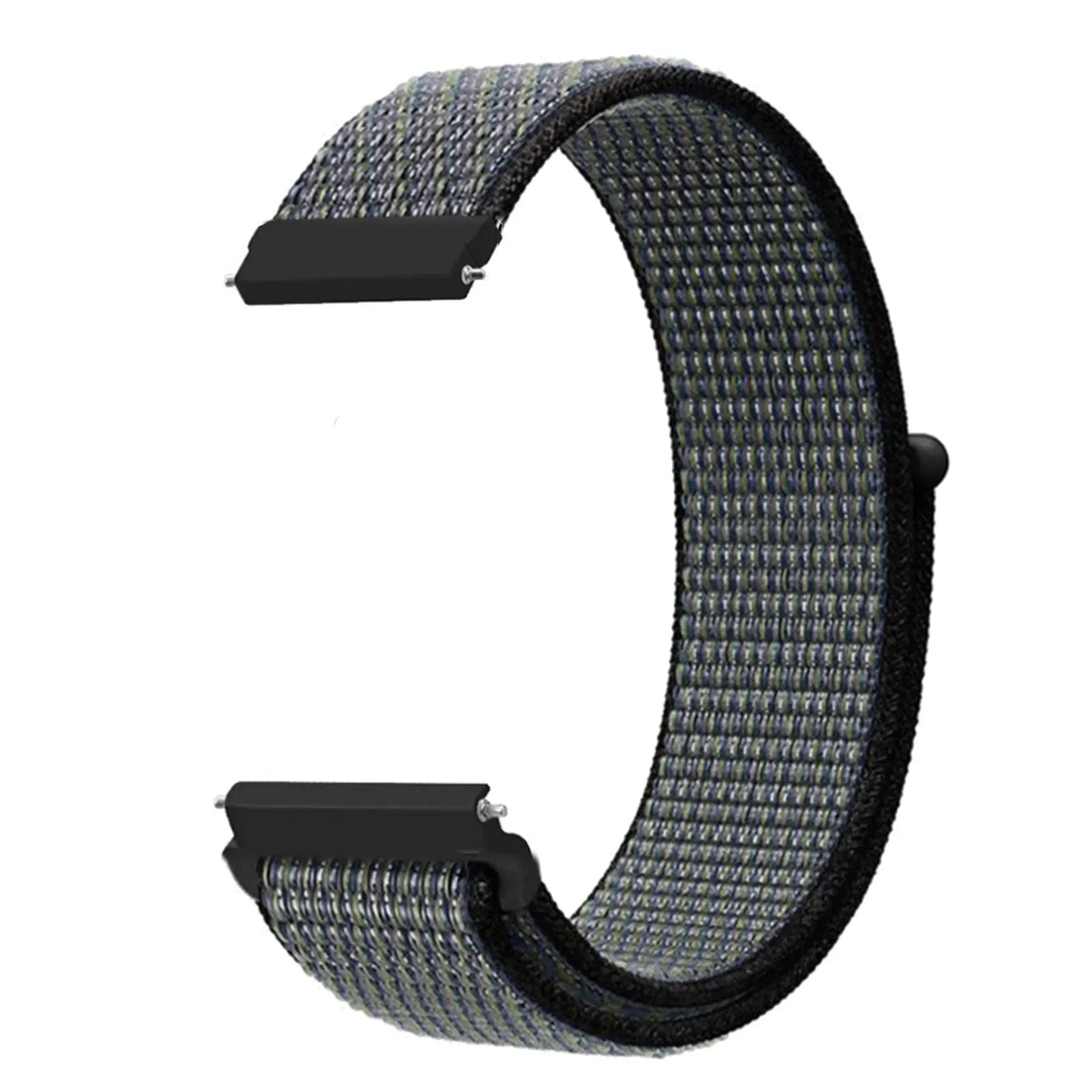20mm 22mm Nylon Loop Strap For Garmin Forerunner 55 165 265 965 255 Active 5/Vivomove Trend/Vivoactive 5/Venu 3/2 Bracelet Belt