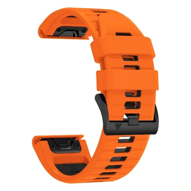 22 26MM Silicone WatchBand Strap For Garmin Fenix 7 7X 6X 6 Pro 5 5X Plus Epix Gen2 Enduro 2 WristStrap QuickFit Release Bracele