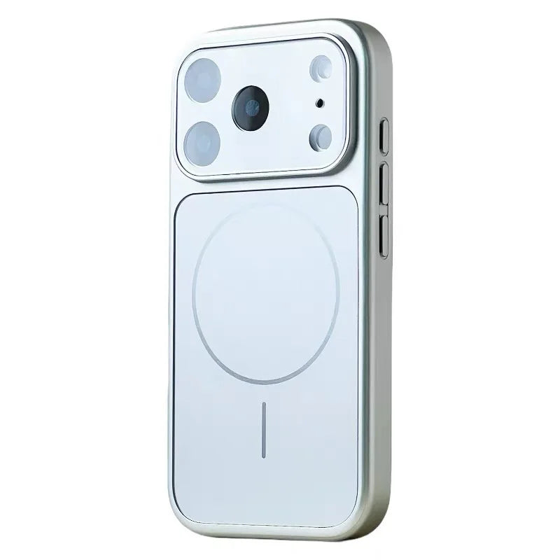 Luxury Original Matte Armor Phone Case For Magsafe For iPhone 17 Air 16 15 14 13 Pro Max Funda Wireless Charging Magnetic Cover